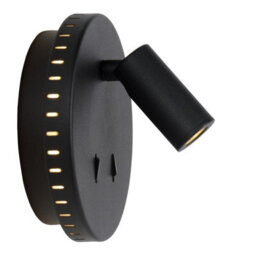Lucide Bentjer Modern Reading Wall Light 14Cm - Led - 1X11W 3000K - Black - thumbnail 5
