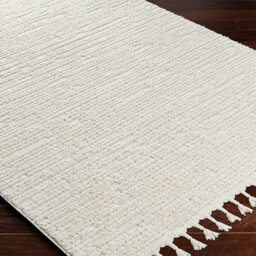 Livabliss Nora-Global Grey Ivory High Pile Fringe Living Dining Bedroom Rug 200 X 275 Cm Easy Care, Non Shedding - thumbnail 6