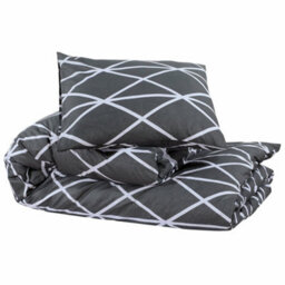 Walplus Duvet Cover Set Grey 240X220 Cm Cotton - thumbnail 3