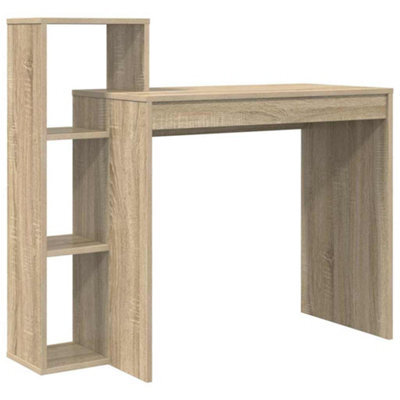 Berkfield Elegant Writing Desk Sonoma Oak Particle Board Medium