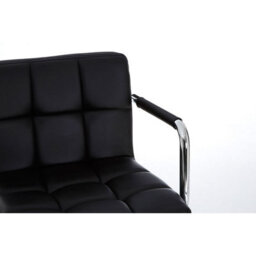 Orsina Black Velvet Bar Chair, Comfortable Seating Breakfast Bar Chair, Footrest Living Bar Chair Kitchen - thumbnail 6