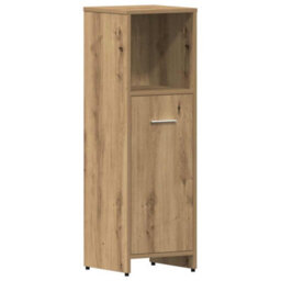 Berkfield 4 Piece Bathroom Furniture Set Artisan Oak Engineered Wood - thumbnail 6