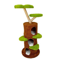 58Inch Tall Tree Cat Tree Tower Multi-Level Indoor Large Pet Cat Activity Center - thumbnail 1