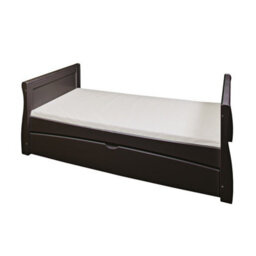 VICULII Gilbert Cot Bed Black With Drawer - thumbnail 4