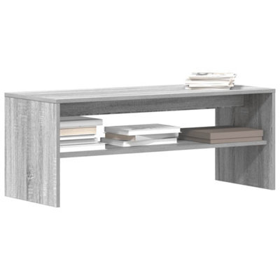 Berkfield Tv Cabinet Grey Sonoma 100X40X40 Cm Engineered Wood - image 1