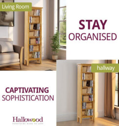 Hallowood Furniture Aston Cd Rack - thumbnail 6