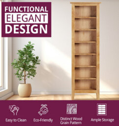 Hallowood Furniture Aston Cd Rack - thumbnail 4