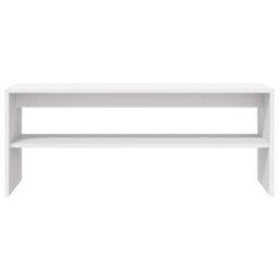 Berkfield Tv Cabinet White 100X40X40 Cm Engineered Wood - thumbnail 5