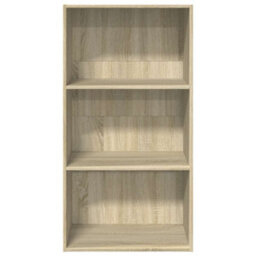 Berkfield Bookcase Sonoma Oak 60X30X114 Cm Engineered Wood - thumbnail 4
