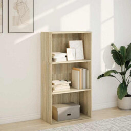 Berkfield Bookcase Sonoma Oak 60X30X114 Cm Engineered Wood - thumbnail 3