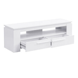 Furniture in Fashion Portland Wooden Tv Stand With 2 Drawers In White - thumbnail 6
