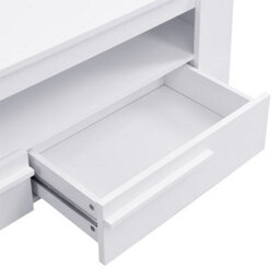 Furniture in Fashion Portland Wooden Tv Stand With 2 Drawers In White - thumbnail 8