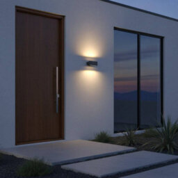 Ultra Beam Lighting Ultrabeam Black Up And Down Outdoor Led Wall Light 18 Watt Led 1800 Lumen - thumbnail 4