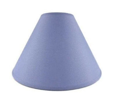 "12"" Luxury Cotton Textured Fabric Coolie Light Shade Purpose Table Floor Ceiling Practical & Eye Caring Lampshade Lilac"