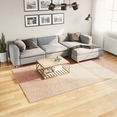 Berkfield Rug Huarte Short Pile Soft And Washable Blush 200X280 Cm - image 1
