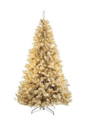 Shatchi 5Ft Champagne Gold Christmas Tree - thumbnail 2