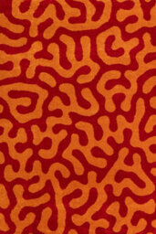 The Rugs Joli Red And Orange Abstract Doodle Rug Soft Dense Pile Easy To Clean And Pet Friendly For Living Rooms And Bedrooms - thumbnail 2
