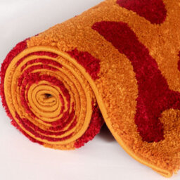 The Rugs Joli Red And Orange Abstract Doodle Rug Soft Dense Pile Easy To Clean And Pet Friendly For Living Rooms And Bedrooms - thumbnail 7