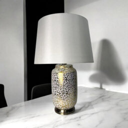 Minster 63 X 40 Cm Lamp And Shade - Ceramic - L33 X W40 X H63 Cm - thumbnail 2