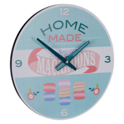Orsina Wall Clock, Elegant Floral Design With Vintage-Inspired Face And Roman Numerals, Quartz Movement For - thumbnail 2