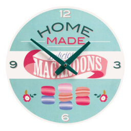 Orsina Wall Clock, Elegant Floral Design With Vintage-Inspired Face And Roman Numerals, Quartz Movement For - thumbnail 1
