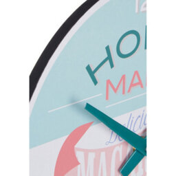 Orsina Wall Clock, Elegant Floral Design With Vintage-Inspired Face And Roman Numerals, Quartz Movement For - thumbnail 4