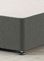 Somnior Beds Somnior Platform Divan Base Linen Grey With 2 Drawers - Small Single - thumbnail 3