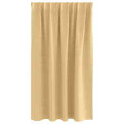Berkfield Curtains With Curtains 2 Pcs Beige 140 X 140 Cm Polyester - thumbnail 3