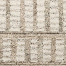 The Rugs Vikosa  Wool Rug Linara Handcrafted Cream Brown Abstract - thumbnail 4