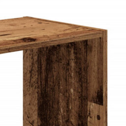 Berkfield Bookcase Old Wood 68.5X32X68.5 Cm Engineered Wood - thumbnail 7