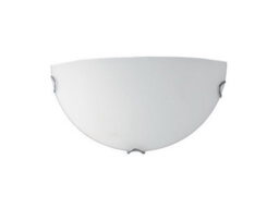 Luminosa Lighting Luminosa Oblo Wall Uplight White 30X15Cm - thumbnail 1