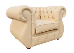Chesterfield Original Club Chair Shelly Stone Leather In Kimberley Style - thumbnail 2