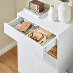 Sobuy Fsb97-Nw, Hallway Shoe Cabinet Kitchen Dining Room Storage Cabinet Sideboard,wood Effect,w60Xd34Xh85.1 - thumbnail 4