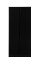 Seconique Malvern 2 Door Wardrobe In Black Finish Hanging Rail And Shelf - thumbnail 3