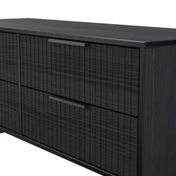 Ancona Matt Black Ash 4 Drawer Bed Box (H)515mm (W)1130mm (D)395mm - thumbnail 6