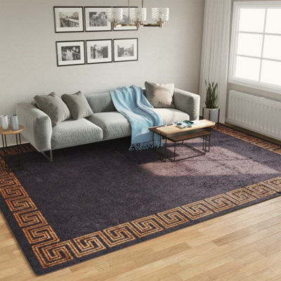 Walplus Rug Washable Black And Gold 400X300 Cm Anti Slip - image 1