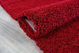 Smart Living Shaggy Soft Thick Area Rug, Living Room Carpet, Kitchen Floor, Bedroom Soft Rugs 60Cm X 110Cm - Red - thumbnail 3
