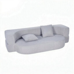 Modern Fabric Recliner Sofa Bed Single Sleeper 3 Seater Sofa Chair - thumbnail 5
