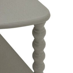 Wyld Haus Thuy Grey Half-Moon 3-Tier Wooden Console Table Scandinavian Style - thumbnail 5