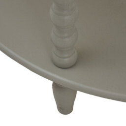 Wyld Haus Thuy Grey Half-Moon 3-Tier Wooden Console Table Scandinavian Style - thumbnail 7