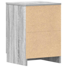Vidaxl Bedside Cabinets 2 Pcs Grey Sonoma 38X35X56 Cm Engineered Wood - thumbnail 9