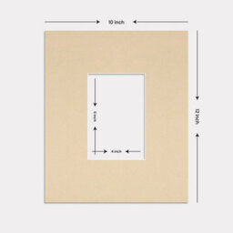 Ak Frames 12X10 Ivory Picture Mounts To Fit 6X4 Aperture Size - Mount Board Only (No Frame Included) - thumbnail 3