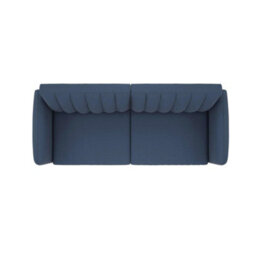 Novogratz Dorel Home Brittany Sofa Bed In Linen Look Navy Blue - thumbnail 3