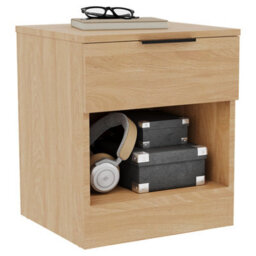 Lassic Vida Designs Trega Pine 1-Drawer Bedside Chest With Smooth Glide Drawer, (H)4100 X (W)3900 X (D)2800 mm - thumbnail 9