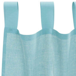 Berkfield Voile Curtains With Loops 2 Pcs Turquoise 140X245 Cm - thumbnail 5