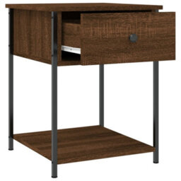 Berkfield Bedside Tables 2 Pcs Brown Oak 44X45X58 Cm Engineered Wood - thumbnail 6