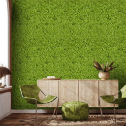 Living And Home Artificial Ivy Plant Hedge Green Grass Wall Panel Backdrop Decor 60Cm (W) X 40Cm (D) - thumbnail 2