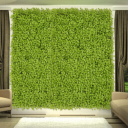 Living And Home Artificial Ivy Plant Hedge Green Grass Wall Panel Backdrop Decor 60Cm (W) X 40Cm (D) - thumbnail 1