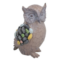 AB Tools Owl Resin Sculpture Statue House Garden Ornament Figurine Animal Bird Resin - thumbnail 1