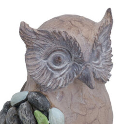 AB Tools Owl Resin Sculpture Statue House Garden Ornament Figurine Animal Bird Resin - thumbnail 3
